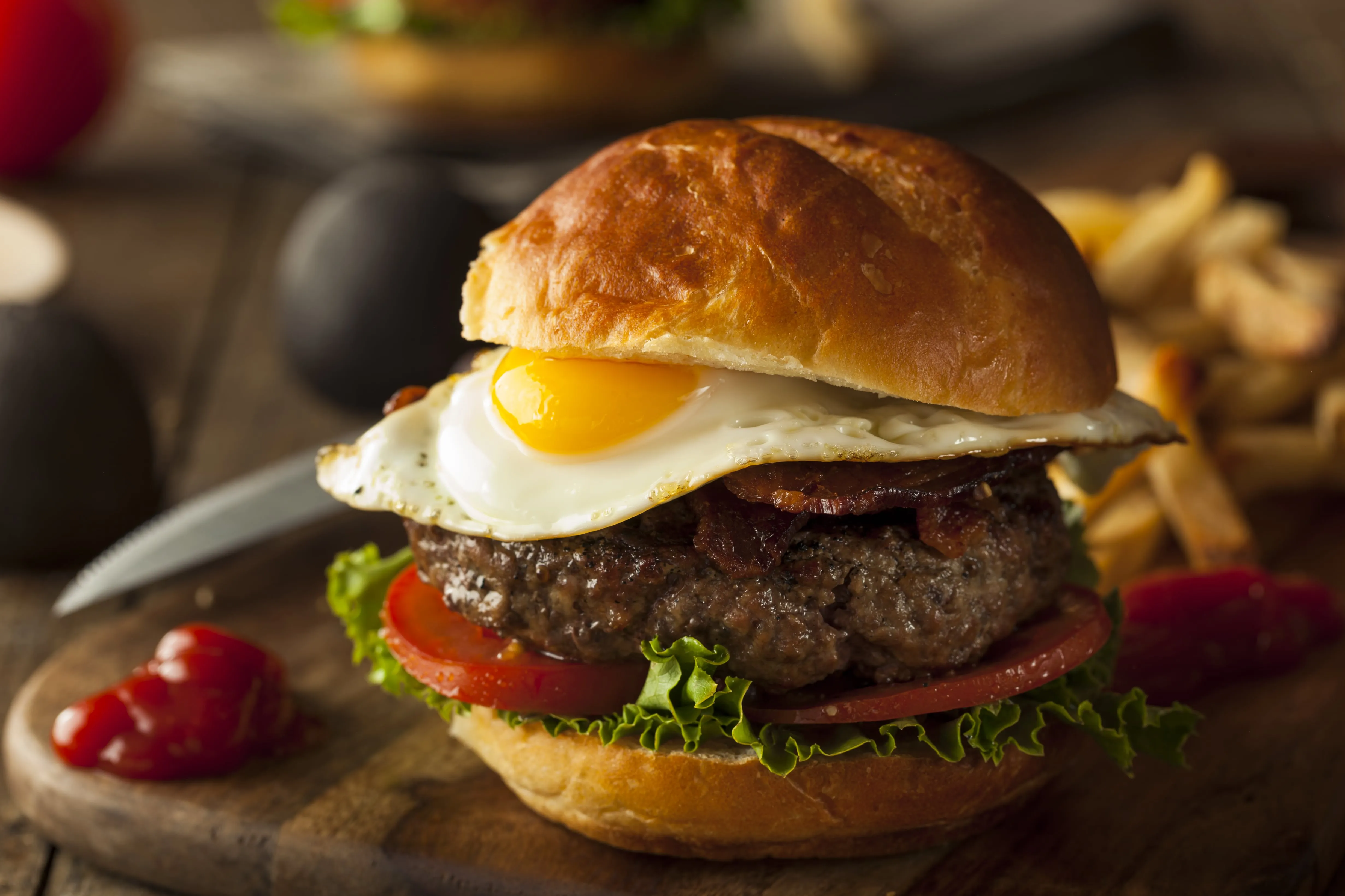 Burger à l’œuf
