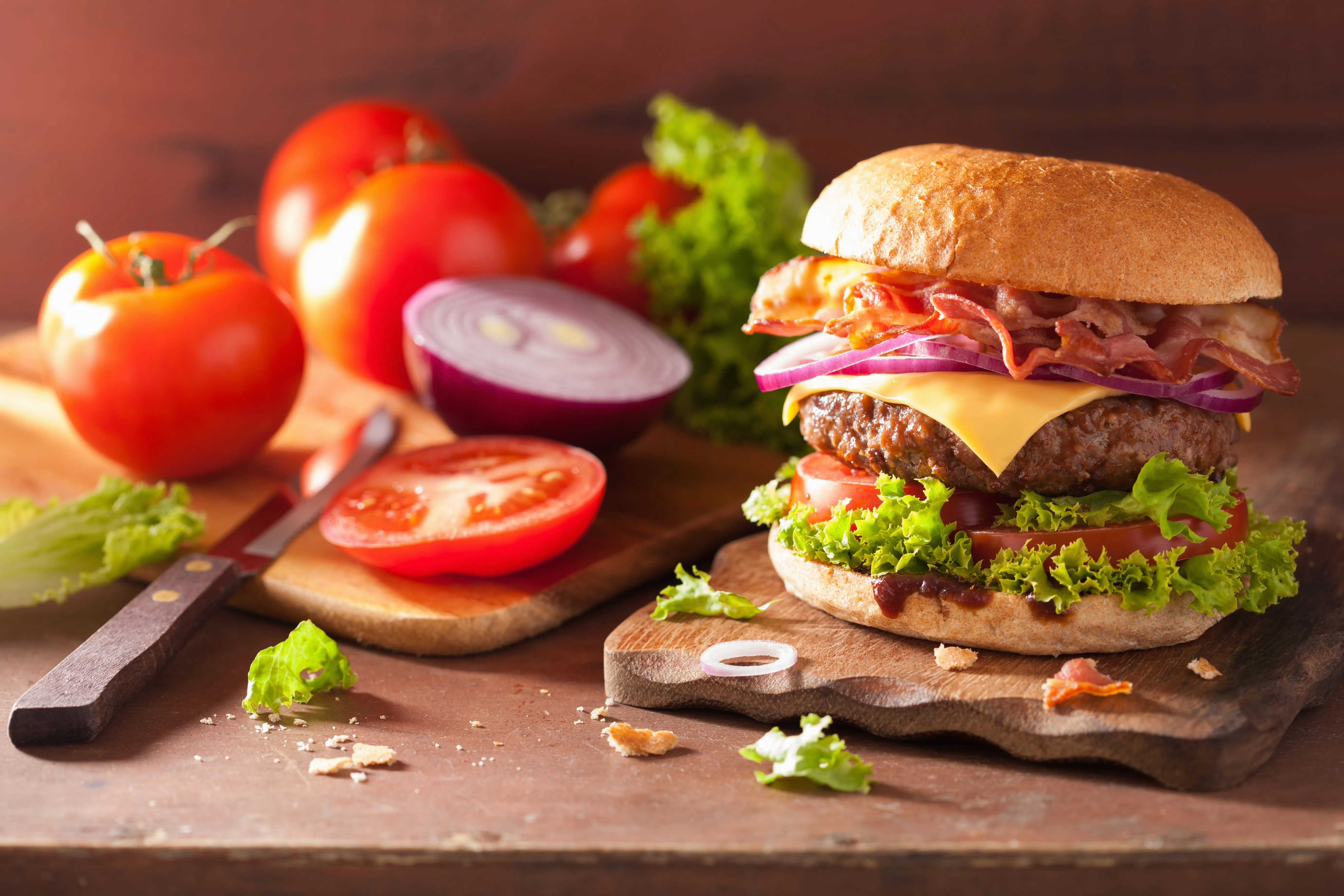 Burger salade